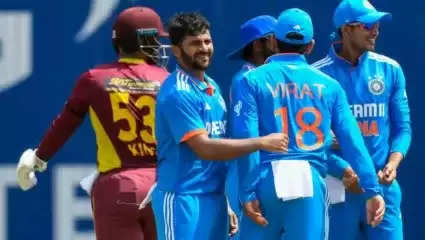 IND Vs WI 3rd ODI Score 