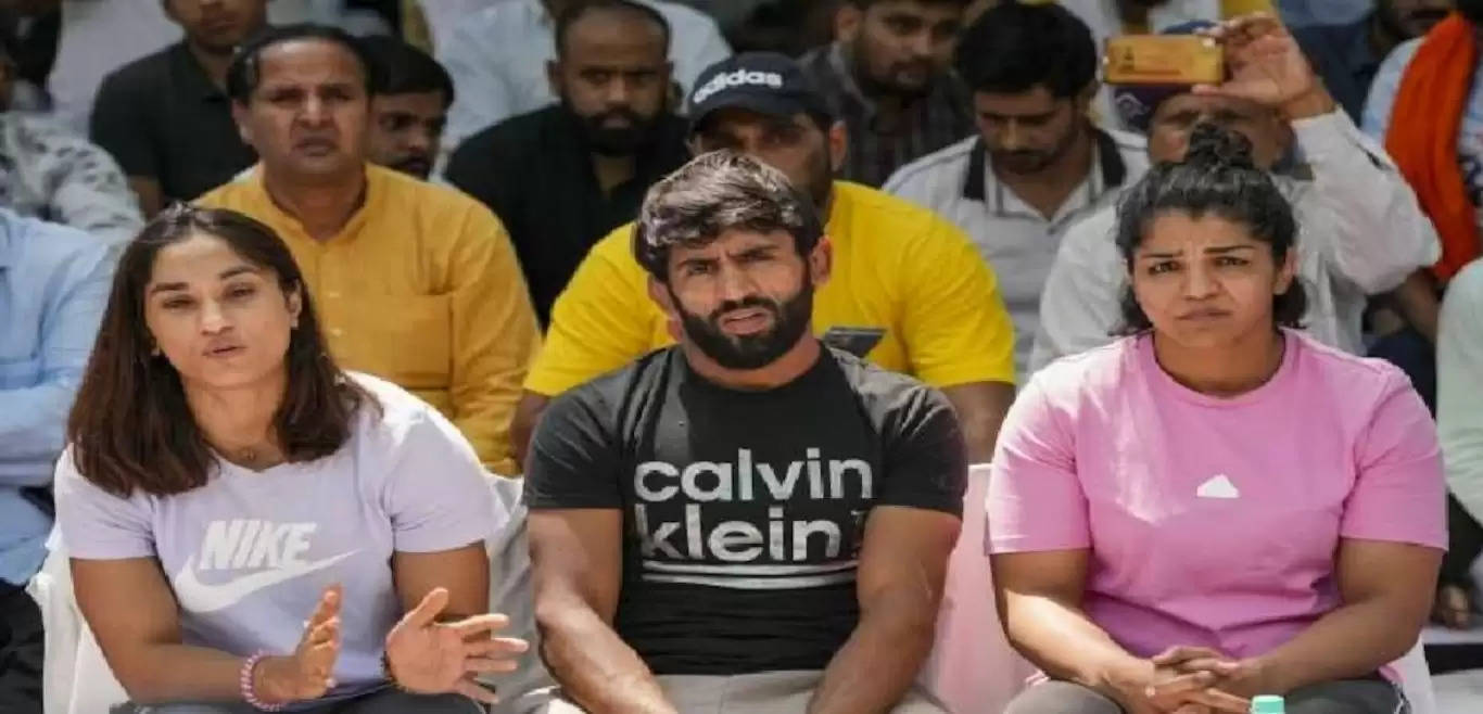 Delhi Wrestlers Protest