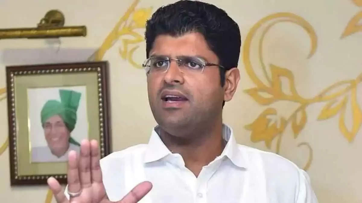 Deputy cm Dushyant Chautala. 