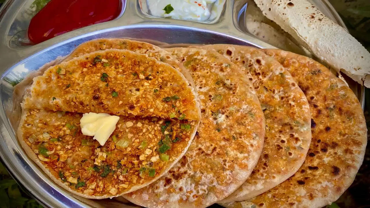 Papad Paratha Recipe 