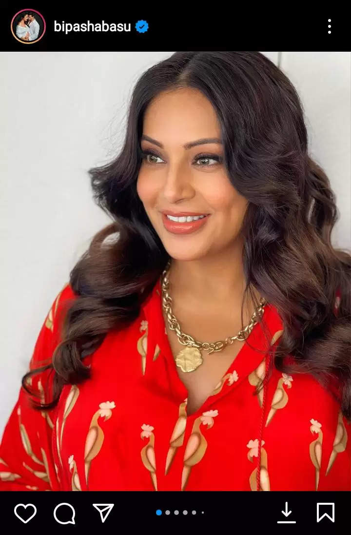 Bipasha Bas Looks Gorgeous in Red Dress